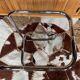 Chrome and smoked glass side table 1970