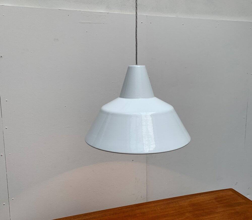 Large Danish mid-century pendant lamp by Emaille Amatur for Louis Poulsen.