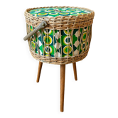 Panier de rangement - Travailleuse années 70