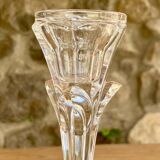Paire de chandeliers en cristal d'Arques « Bandol » de Longchamp