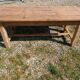 Farmhouse table with bench