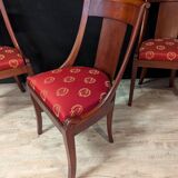 Set of Six Mahogany Gondola Chairs