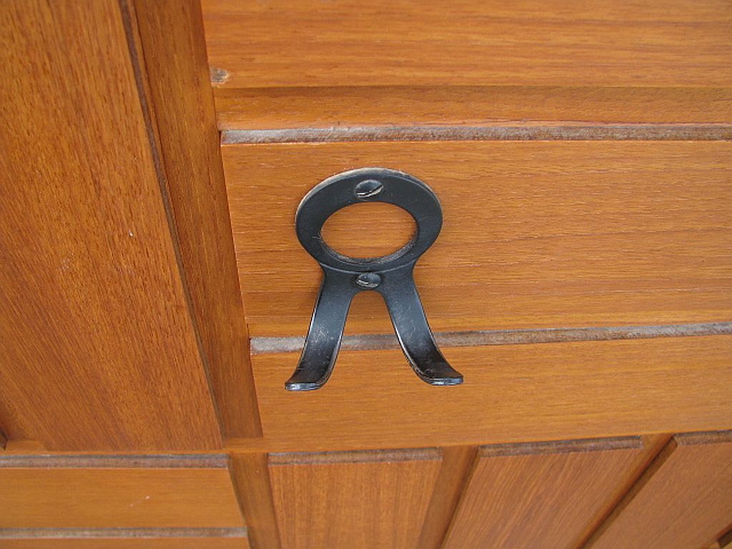 Portemanteau scandinave en teck 1960