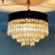 Vintage 50s Neoclassical Style Cascade Ceiling Light