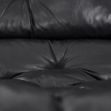 Scandinavian leather sofa by John-Bertil Häggström for Swed-Form, 1970s
