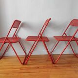 Metal folding chairs 1970