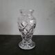 Vase vintage en cristal de Bohème en excellent état