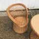 Salon en rotin pour enfant