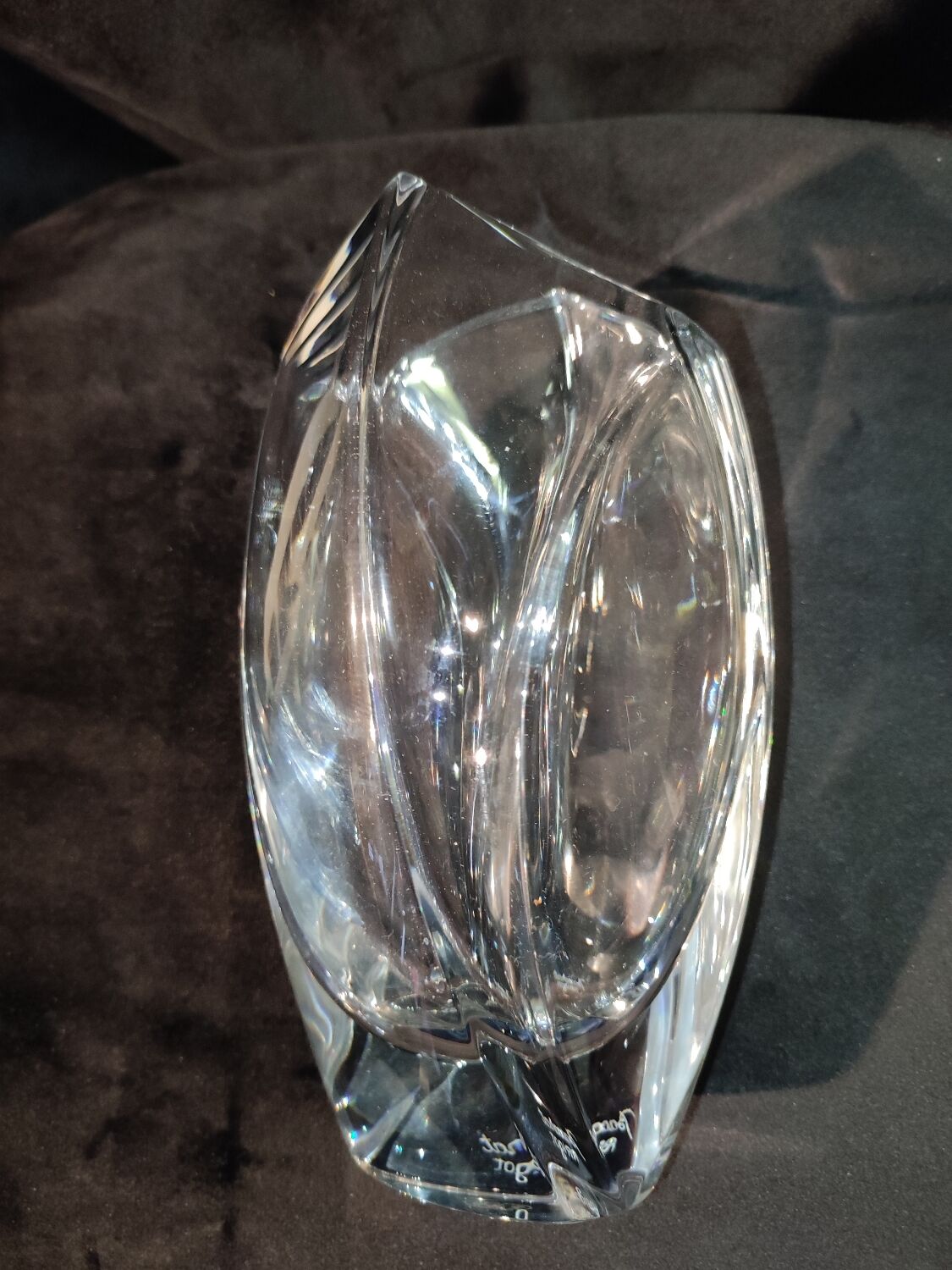 Baccarat crystal vase