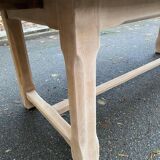 Extendable renovated 20th century oak farmhouse dining table, 200-280cm