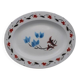 Enamelled sheet metal tray