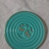Tablemat, salt shaker and 5 knife holders set