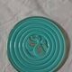 Tablemat, salt shaker and 5 knife holders set