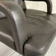 Leather armchair Mobilier International, 1970