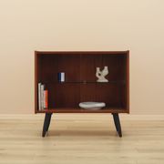 Mahogany display cabinet with glass front, Denmark, 1970s