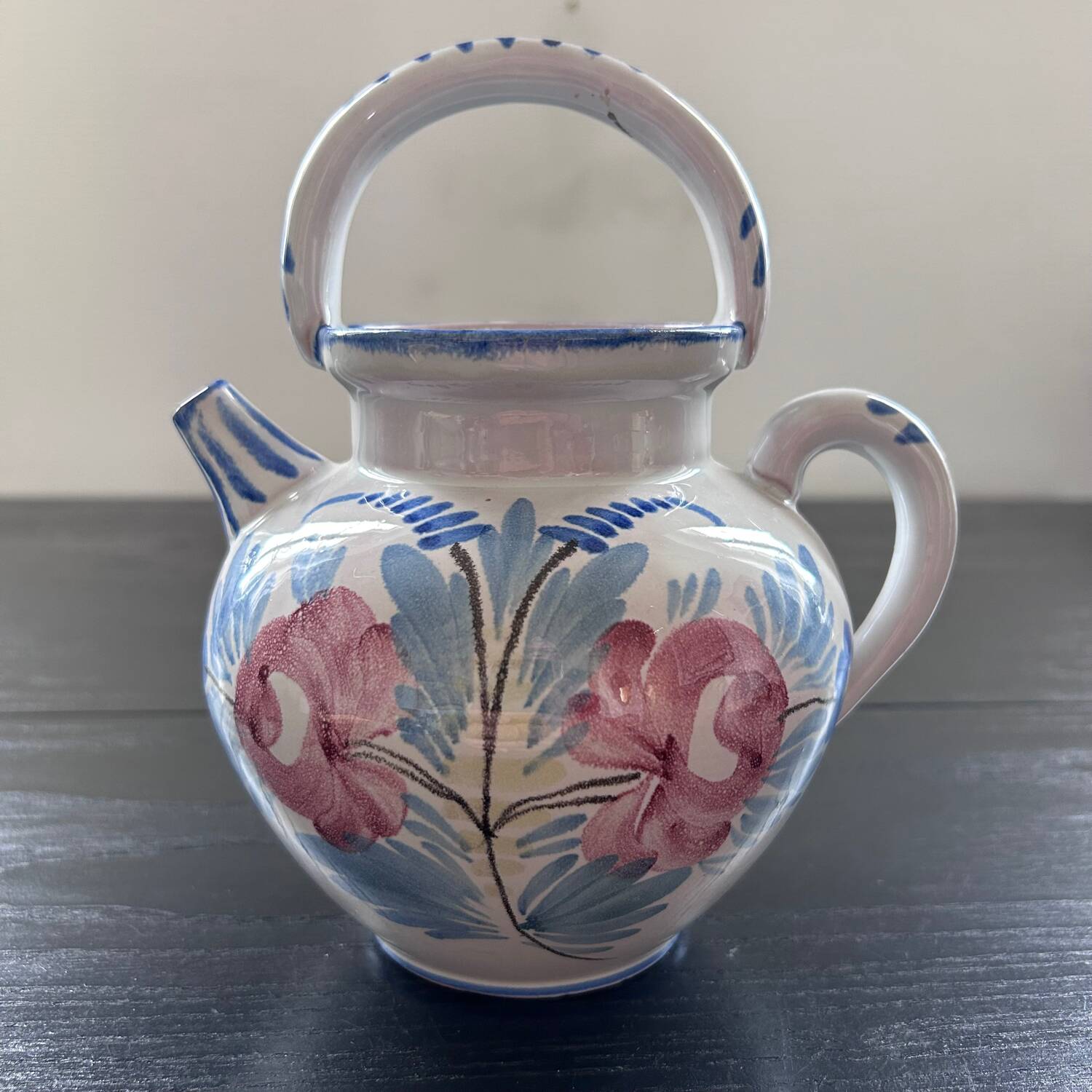 Jug with floral decoration