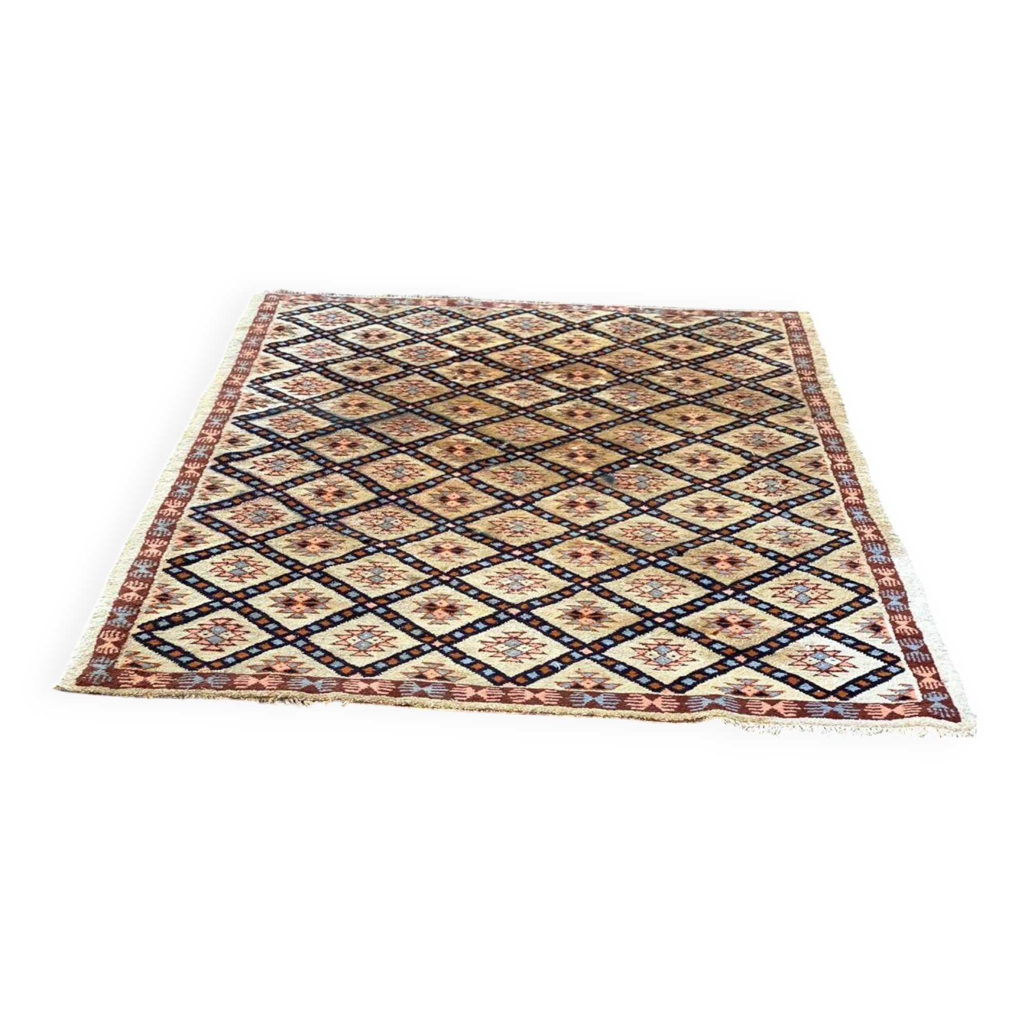 Persian woven wool rug pyramids 160x230