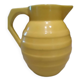 Orchies pitcher 1950 yellow ceramic