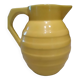 Pichet Orchies 1950 céramique jaune