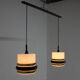 1970s Pendant Glass Light Czechoslovakia