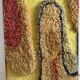 Space Age Wall Tapestry | Italian Mid-Century Fabric Art 1970s