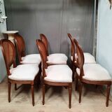 Set of 6 Louis XVI style chairs