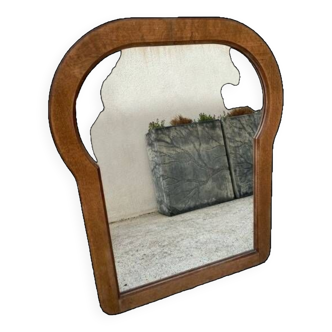 Large solid wood mirror