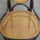 Lot de 4 chaises hautes vintage en bois courbé « Long John » de Thonet