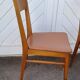 Paire de chaises en hêtre des années 50