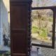 Bookcase showcase in carved oak 19th century