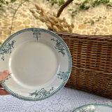 2 ironstone plates St Amand