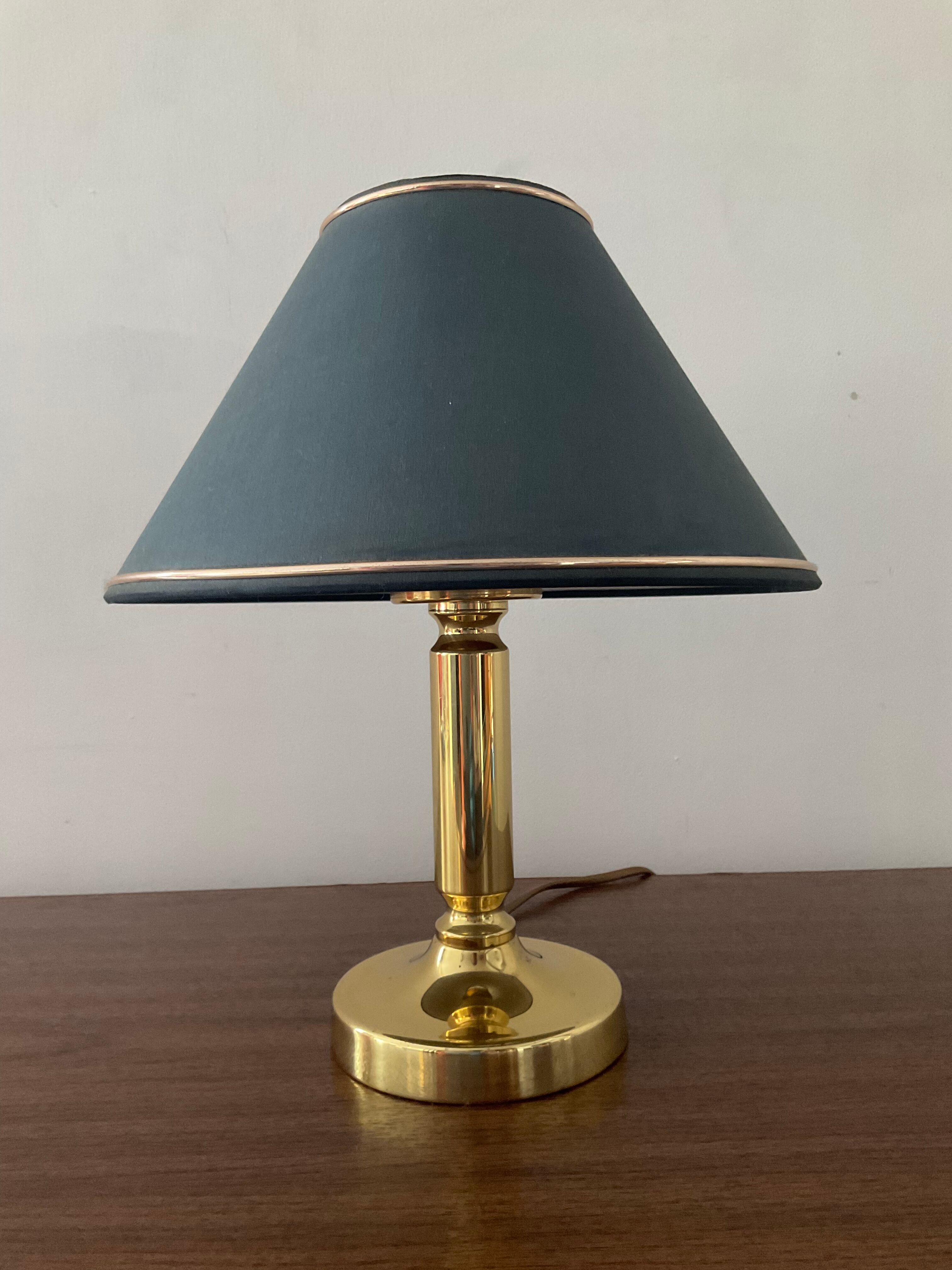 Vintage brass lamp 70s