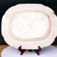 Large Decorative Platter Blue Transferware with Abbey Ruin early 19th C.