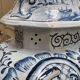 Large baluster vase with parrot - Holland, Delft 19th century