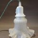 Opaque glass corolla lamp - switch socket