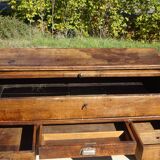 Office furniture, old glove maker's table.