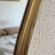 Vintage mirror 1960s Belgian rocaille style gilded wood - 61 x 49 cm