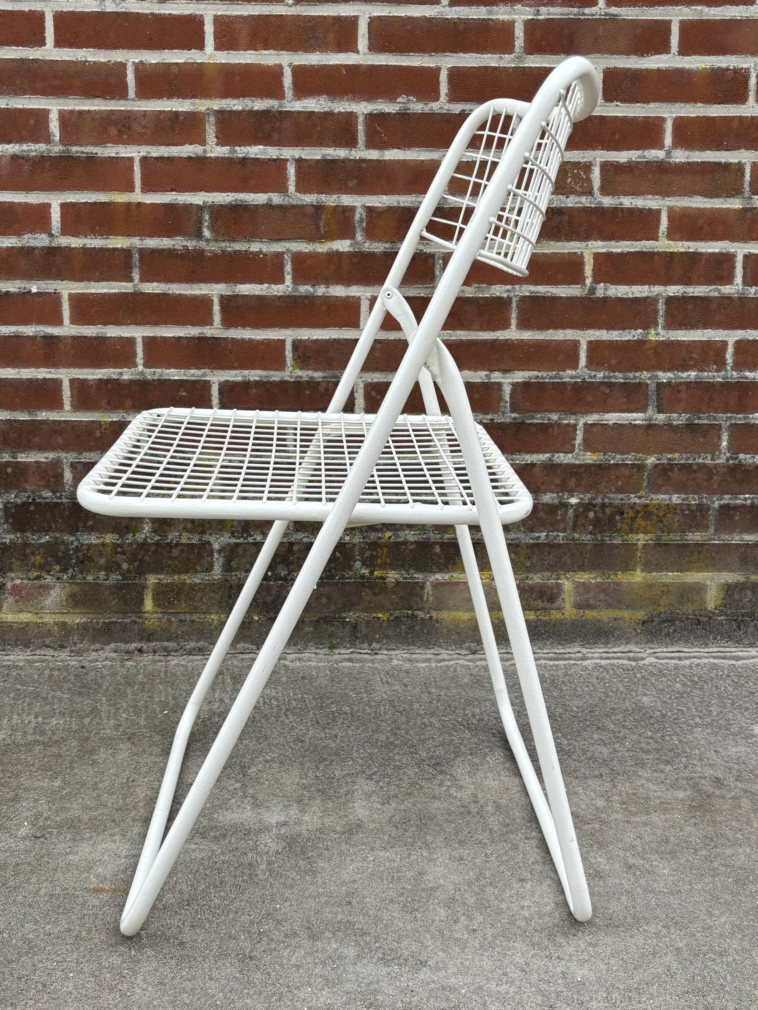 Vintage Folding chair "Ted Net" by Niels Gammelgaard for Ikea 1976
