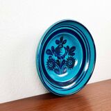 Mid-century modern ceramic wall plate by Wilhelm Kagel, German, 1960s.