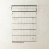 Classic wall coat rack by Karl Fichtel from the 1960s with colourful coat hooks