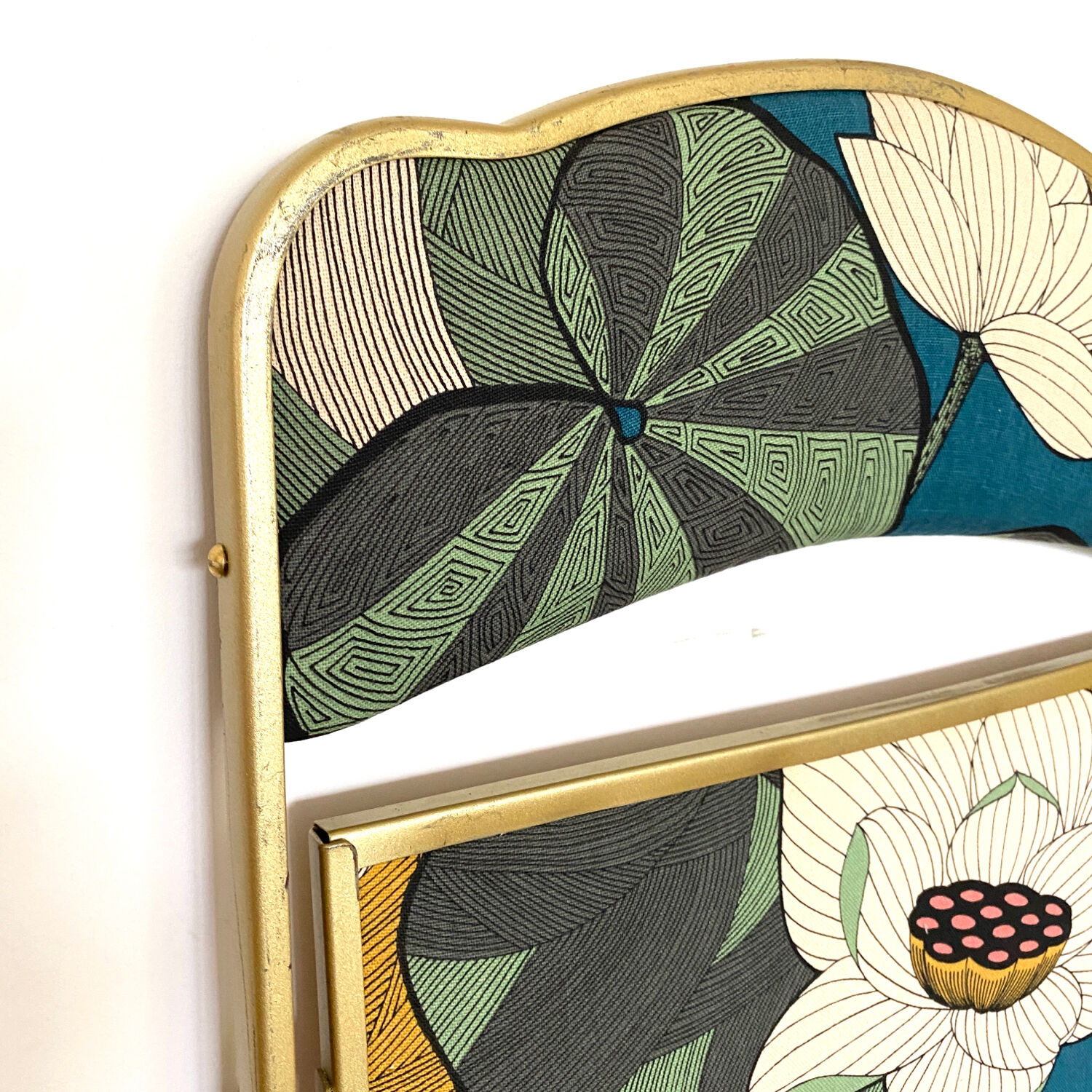 Chaise pliante vintage upcyclee - Idris