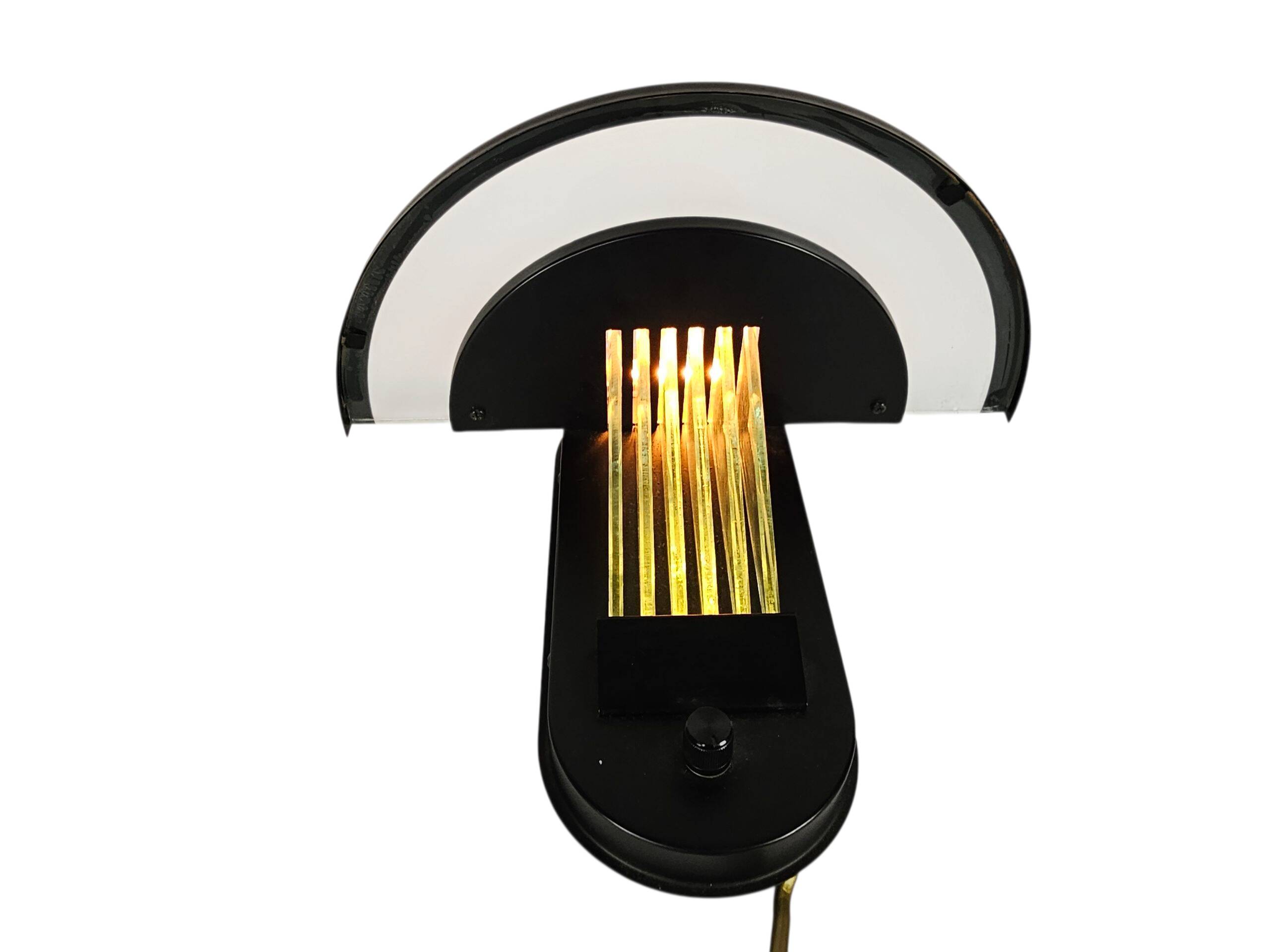 Free Light - wall lamp - Post Modern - metal - glass - 80s