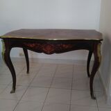 Flat desk with large drawer Louis XV style Napoleon III 1848-1870 XIX th century