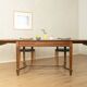 Art Nouveau dining table made of solid oak, Germany, 1910s