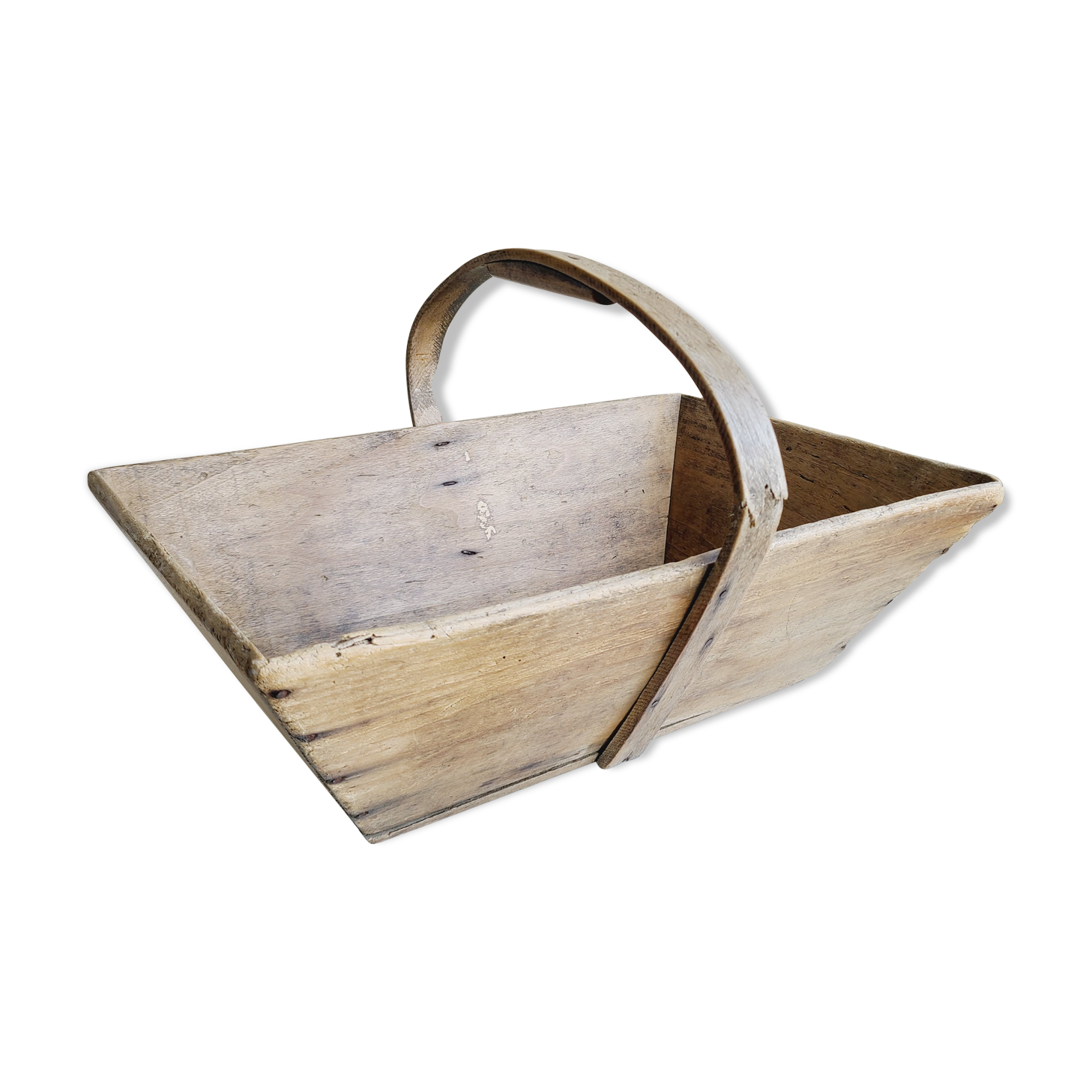 Old wooden basket