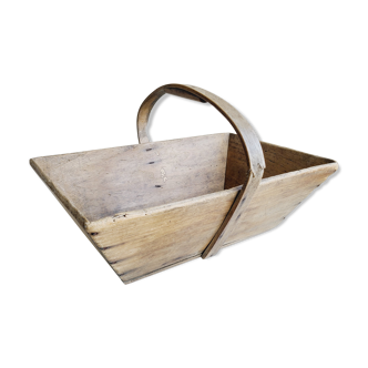 Old wooden basket