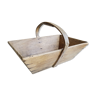 Old wooden basket