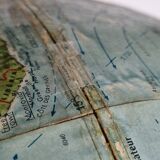 Globe in relief, Scan-Globe Denmark, gyroscope, 30 cm