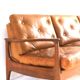Vintage Scandinavian leather sofa