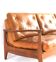 Canapé scandinave vintage en cuir